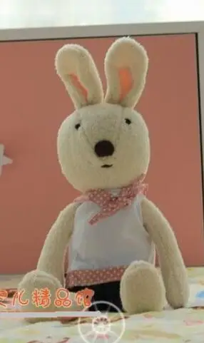 Кэндис Го! Супер милые плюшевые игрушки ле сукре кролик школьная форма стиль мягкая кукла девушки Дети День рождения Рождественский подарок 1 шт - Цвет: white body