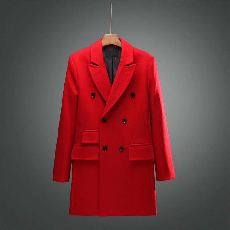 Red top coat mens Clearance