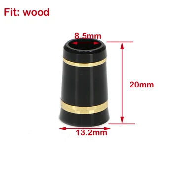

2018 Latest Customize Golf Clubs Ferrules Size 8.5*20*13.2mm Golf Ferrules for Woods Clubs Black Gold-plating