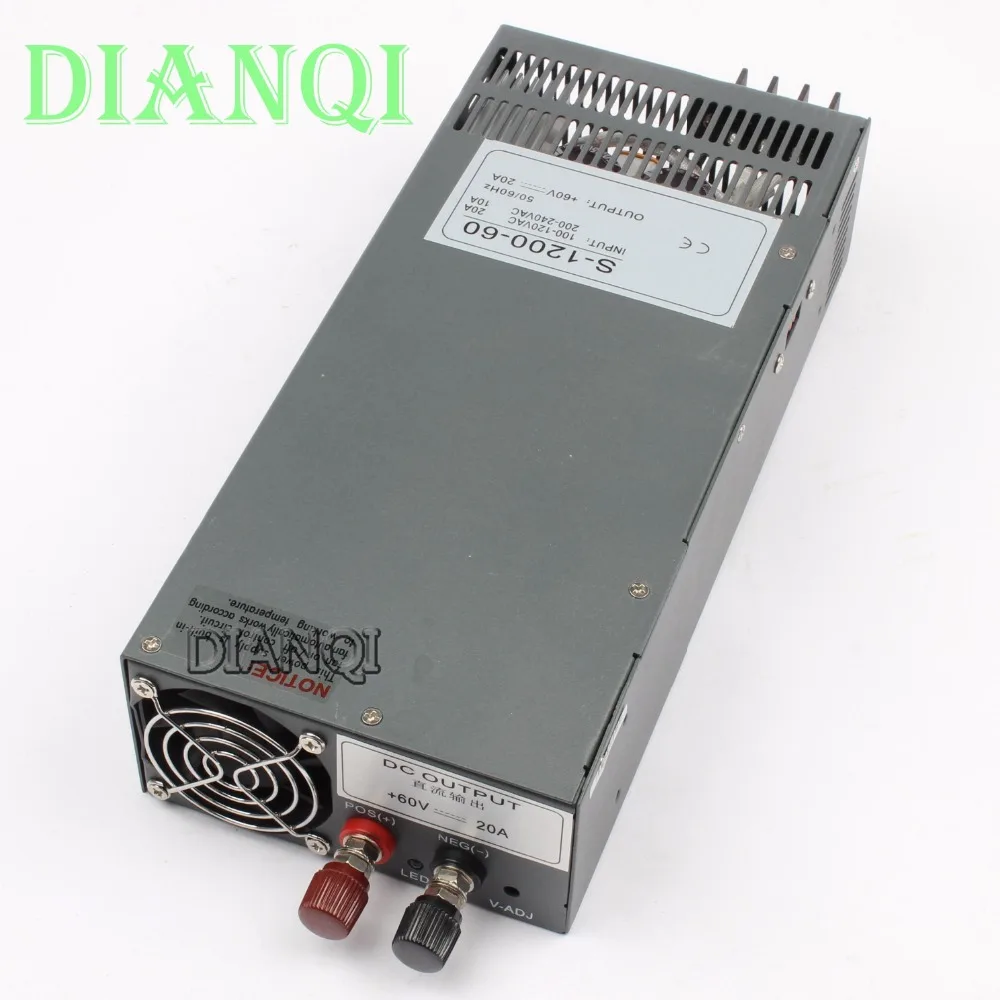 1200W 60V 20A Switching power supply for LED Strip light power suply
