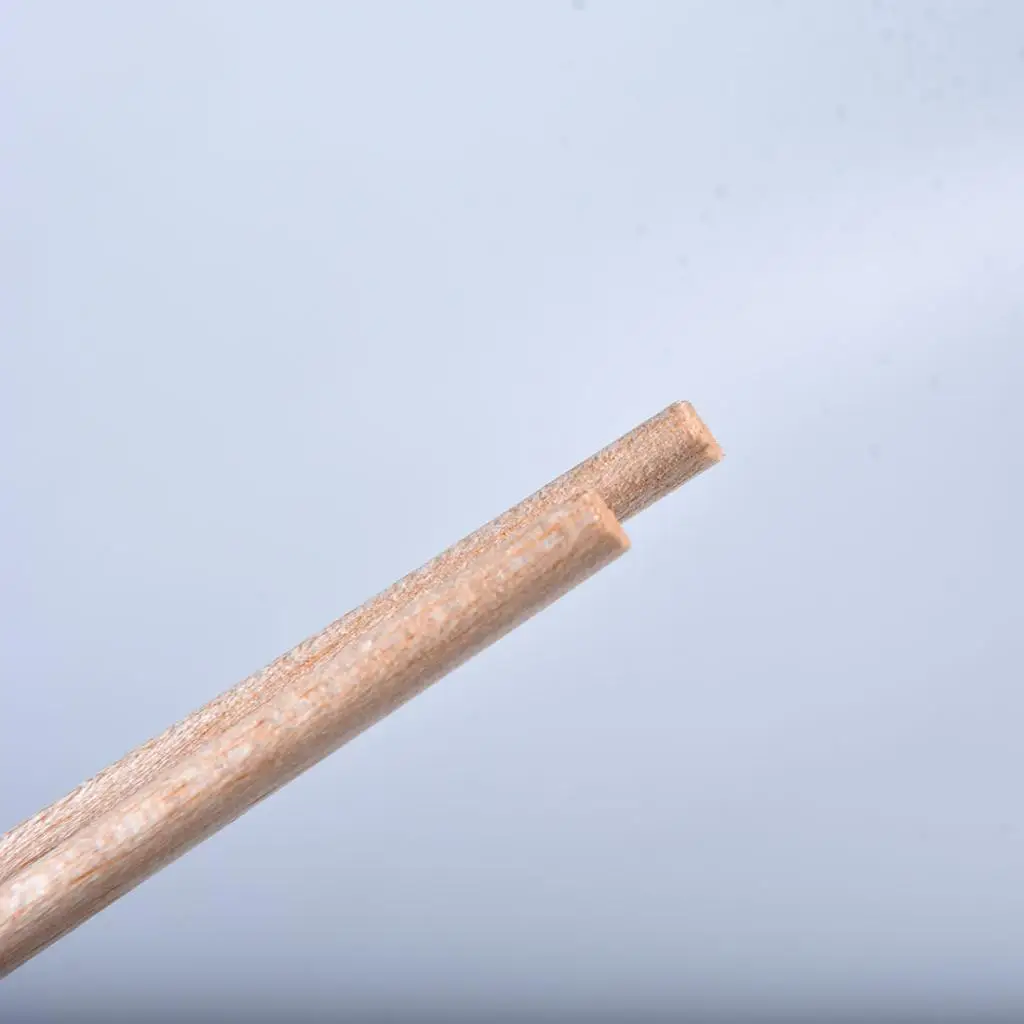 5pcs 8*250mm Craft Sticks Round Rod Balsa Wood Bar Hobby Model DIY Accessory