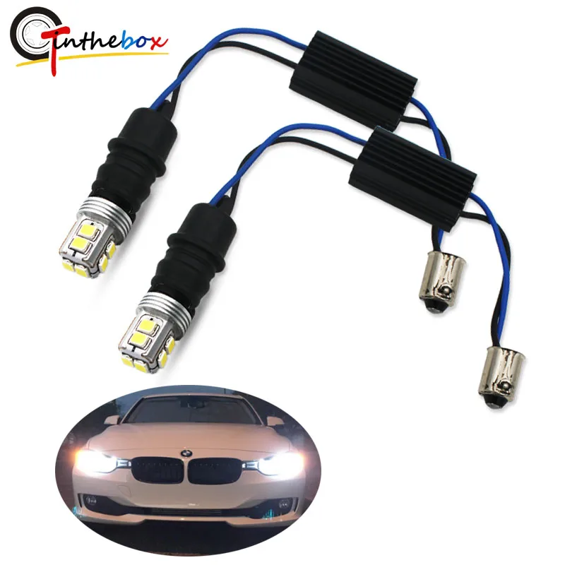 Gtinthebox 6000 K HID Белый Canbus Error Free BA9s H6W светодиодный лампы для BMW F30 328i 335i 328i 3 серии Автомобильные стояночные огни 12В