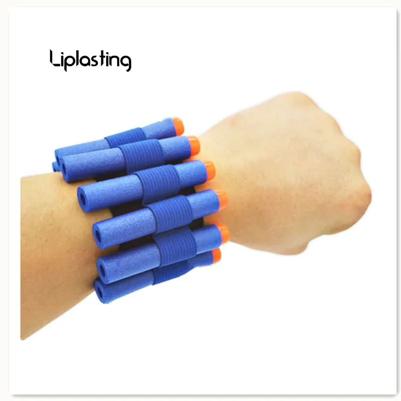 

Professional Ammunitions Storage Wrist Band Safe Wristband Store Soft Bullet Kids Gun Toy Children Game TSLM1