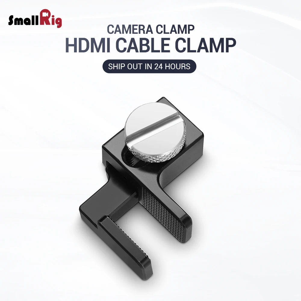  SmallRig DSLR Camera Clamp HDMI Cable Clamp Compatible With SmallRig A6400 Camera Cage / SmallRig G