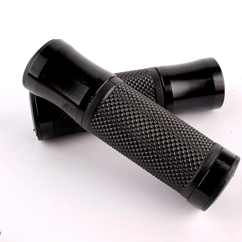 Evomosa CNC алюминиевый резиновый гелевый мотоциклетные рукоятки без скольжения мотор рукоятки 7/" 22 мм ручка для мотоцикла Велосипеды черный 2 шт