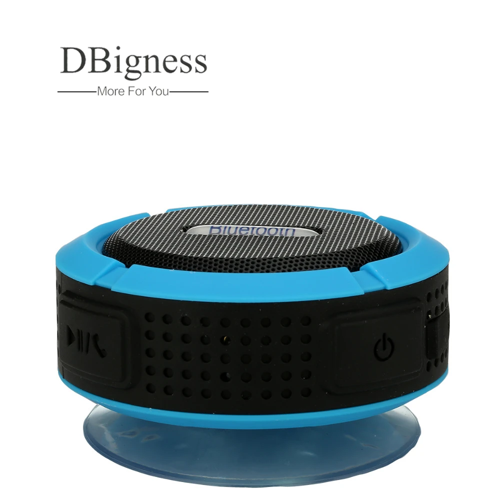 

Dbigness Waterproof Bluetooth Speaker Shower Wireless Subwoofer Mini Portable Speakers Audio Receiver Music with Mic for Phone