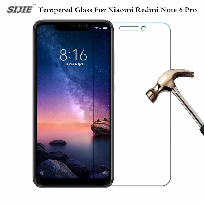 Закаленное стекло для глобальной версии Xiaomi Redmi Note 6 Pro 3/4 ГБ ОЗУ 32/64 Гб ПЗУ Смартфон