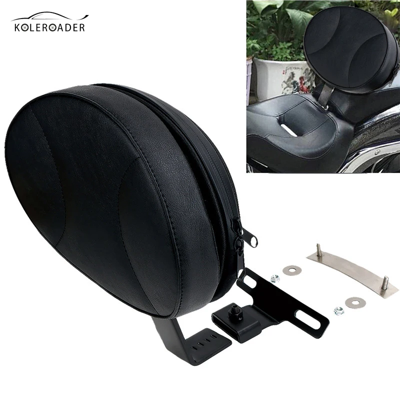 KOLEROADER Adjustable Detachable Driver Rider Backrest Sissy Bar Pad