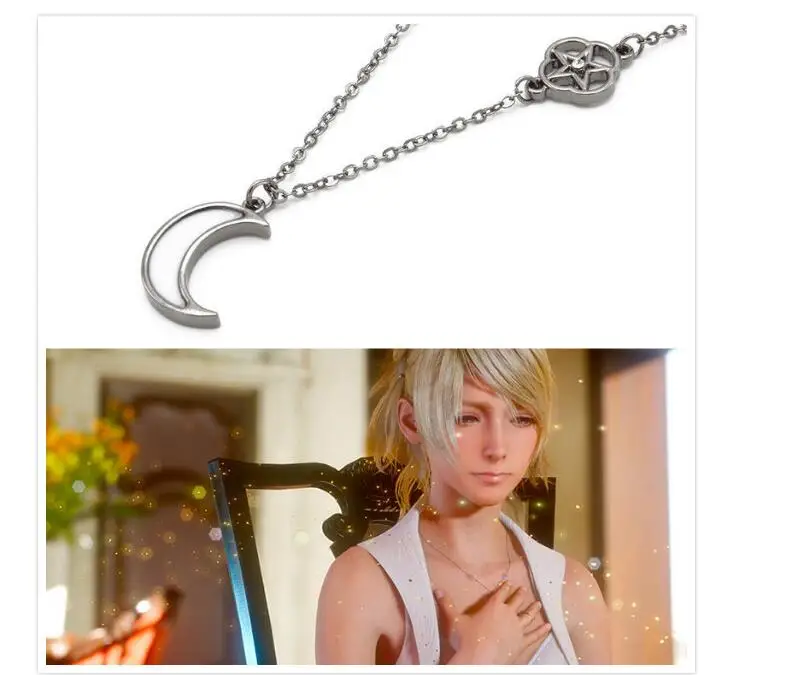 

Final Fantasy XV FF 15 Lunafreya Nox Fleuret Princess Pendant Necklace Cosplay