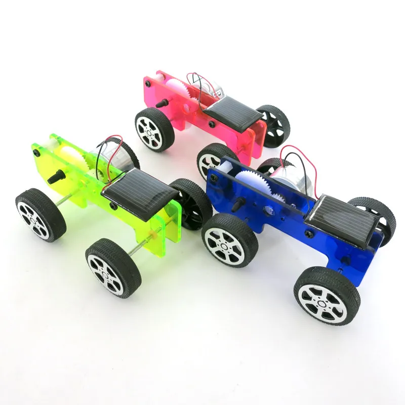 

DIY Solar Toy Car Assemble Solar Vehicle Mini Solar Energy Powdered Toys Racer Child Kid Solar Car Education Kit