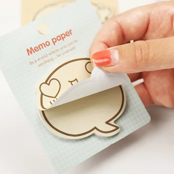 

1PC Cute Big Face N Times Sticky Notes Memo Pad Paper Sticker Notepad Gift Stationery Escolar