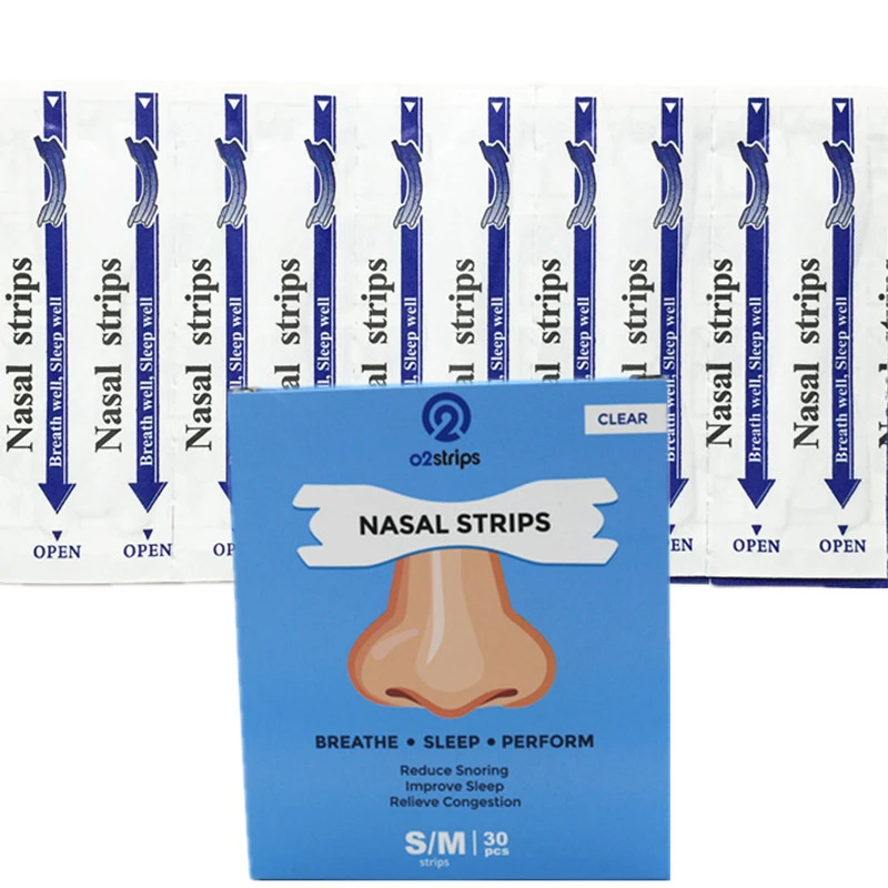 900pcs=30boxes (66x19mm) Professional Manufacturer Breathe Right Stop Snore Nasal Strip to
