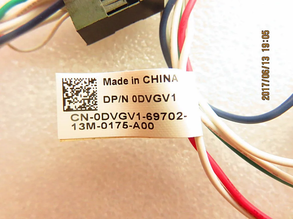 Для T1500 Кнопка питания переключатель светодиодный кабель CN-0DVGV1 0DVGV1 DVGV1