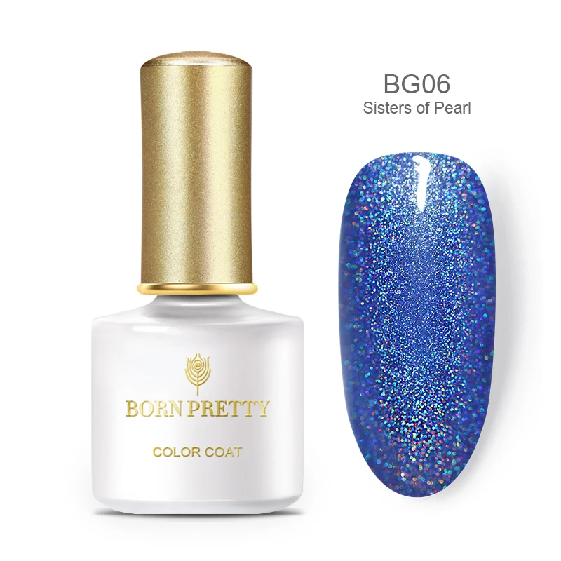 BORN PRETTY 60 Colors Blue Series Gel Nail Polish Pure Nail Color Soak Off UV Gel Polish Nail Art Lacquer Varnish 6ml Maicure - Цвет: BP-BG06