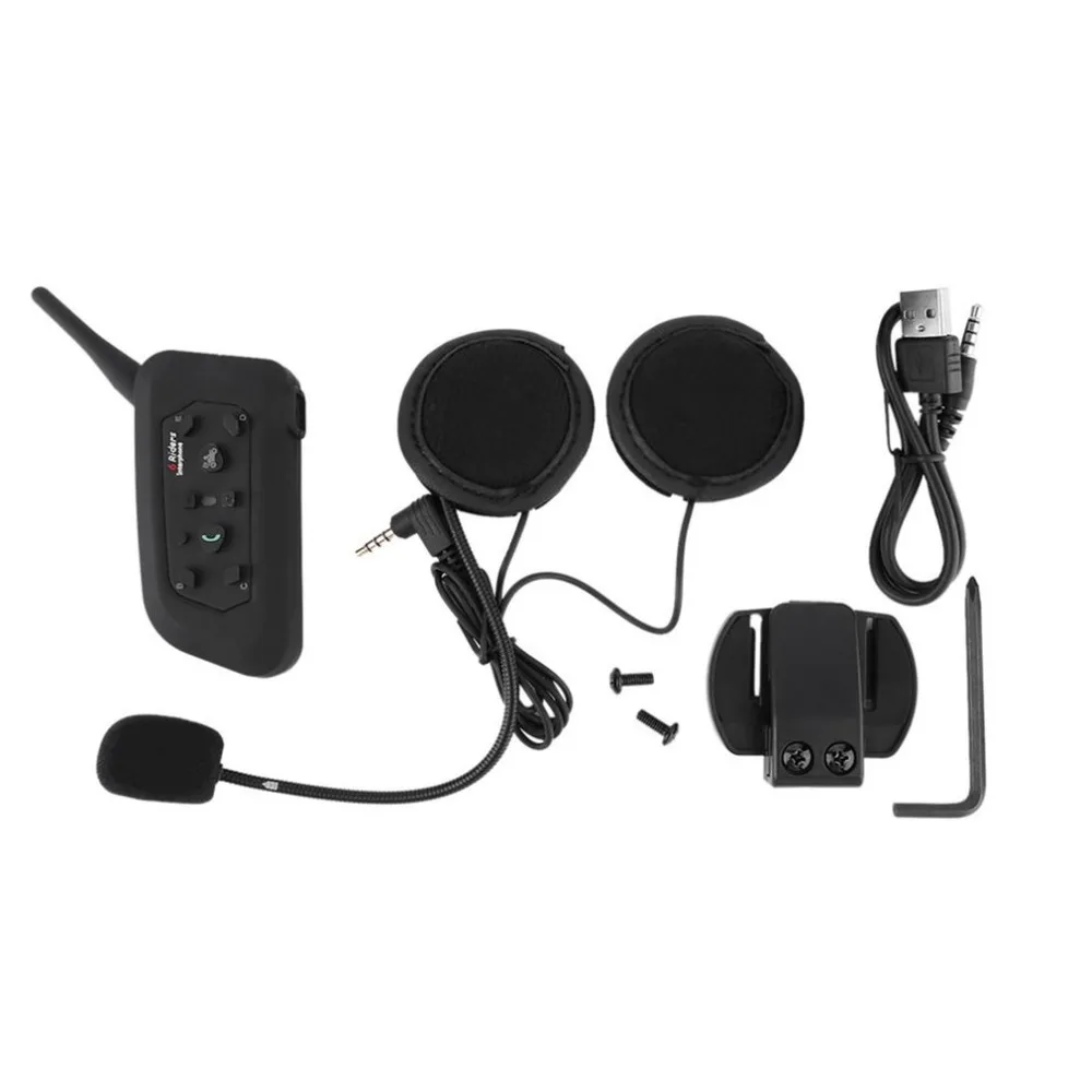 Горячие 3,5 мм BT Bluetooth для внутренней связи в мотоциклетном шлеме гарнитура наушники 6 всадников 1200 м практичный межсвязный телефон
