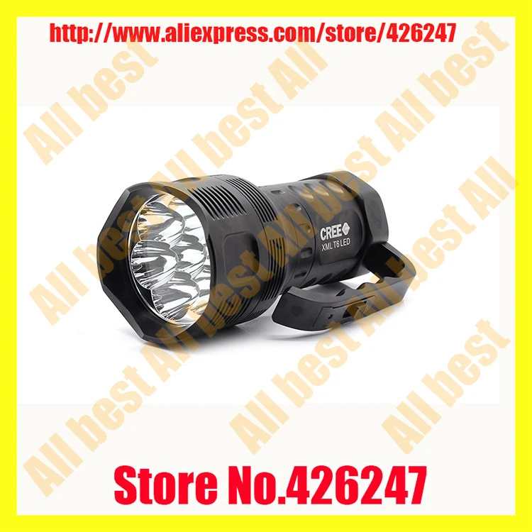 TrustFire TR-S700 7 x Cree XM-L T6 1-Mode 5000lm Cool White Portable Flashlight - Black (3 x 26650) TrustFire TR-S700 7 x Cree XM-L T6 1-Mode 5000lm Cool White Portable Flashlight - Black (3 x 26650)