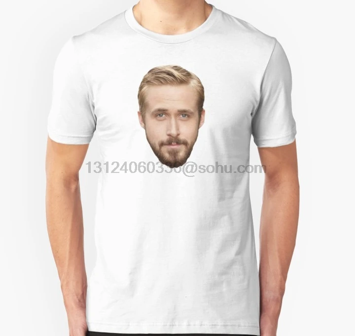 Мужская футболка с коротким рукавом Ryan Gosling унисекс круглым вырезом Женская |