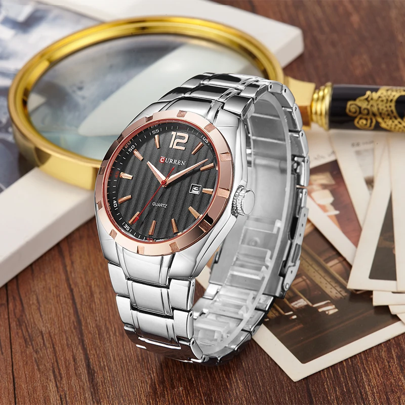 CURREN 8103 Luxury Brand  Analog Display Date Men's Quartz Watch Casual Watch Men Watches relogio masculino