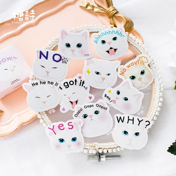 

45pcs/box Kawaii Cat DIY Sticker child diary sticker Photo album decoration stickers office stationery School Office Supply