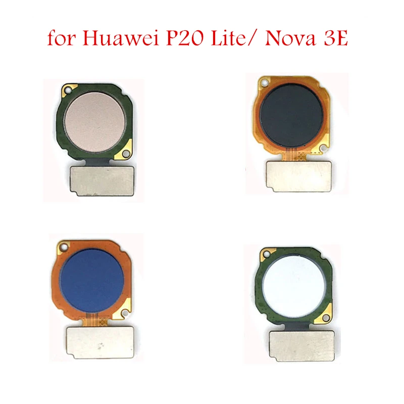 

for Huawei P20 Lite fingerprint key scanner Home Button Flex Cable Touch ID Sensor Return Flex Cable Nova 3E Repair Parts