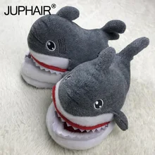 New Anti-skid Men's Boy's Cartoon Anime Couple Shark Slippers Cute Warm Plush Cotton Winter Home Slipper Tide Super Soft Velvet New Anti-skid Men's Boy's Cartoon Anime Couple Shark Slippers Cute Warm Plush Cotton Winter Home Slipper Tide Super Soft Velvet