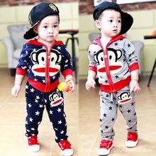 Toddler Boys Girl Clothing Sets Virgin Baby Suit For Children Autumn Hooded Zipper 2pcs Suit Kids Outfits Newborn-baby-clothes