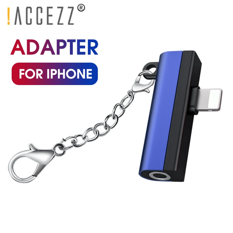 ! ACCEZZ двойное освещение для наушников Apple 3 5 мм iphone 7 8 Plus X XS MAX XR аудио разъем