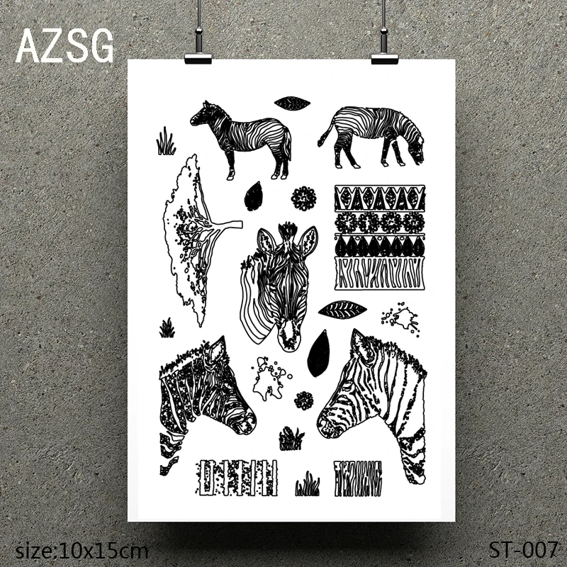 

AZSG Galloping horses Clear Stamps/seal for DIY Scrapbooking/Card Making/Photo Album Decoration Supplies