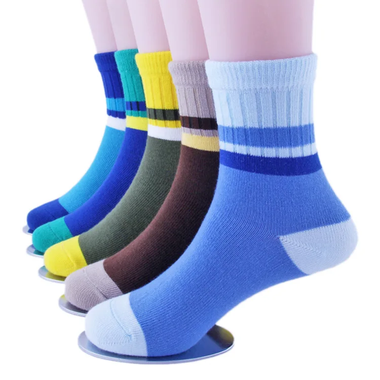 5Pairs/Lot 1-12 Years Cartoon Baby Socks autumn and winter Children Sock Breathable Cotton Kid Socks For Boys Girls