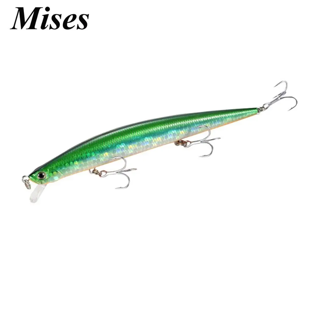 Mises 12.5cm 15g 8 Colors Floating Bionic Minnow Lure Ocean Fishing Artificial Bait Hard Bait Fishing Lure Wobbler|Fishing Lures| - AliExpress