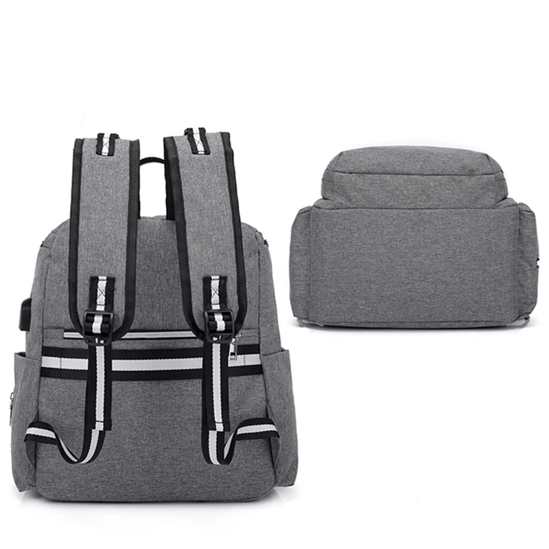 

USB Interface Mom Handbags High-Capactiy Mummy Bag Multi-functional Diaper Bags Stroller Backpack