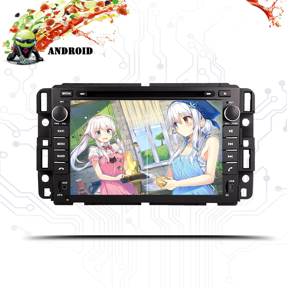Flash Deal 7" Android 9.0 For Chevrolet Aveo Epica Captiva Spark Optra Tosca Kalos Matiz,2 DIN DVD Radio,Bluetooth,Steering Wheel Map Mic 3