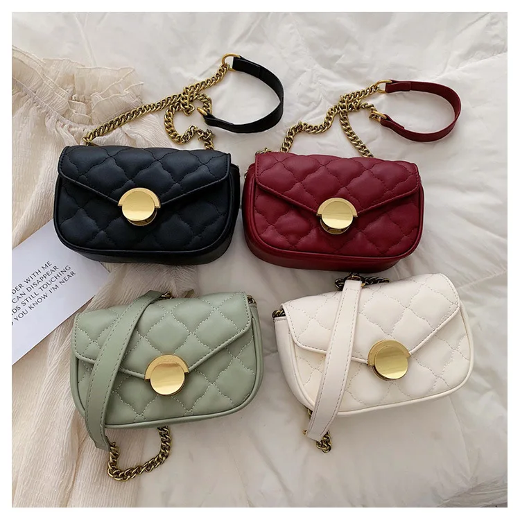 

2019 New Handbags Women Shoulder Bag Fashion Small Bag Chain Messenger Bag Tide Candy Color Female Clutch Bolsa Feminina