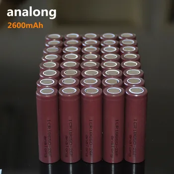

100% New Original ICR18650 26F 3.7 v 2600 mah 18650 Lithium Rechargeable Battery analong Flashlight batteries