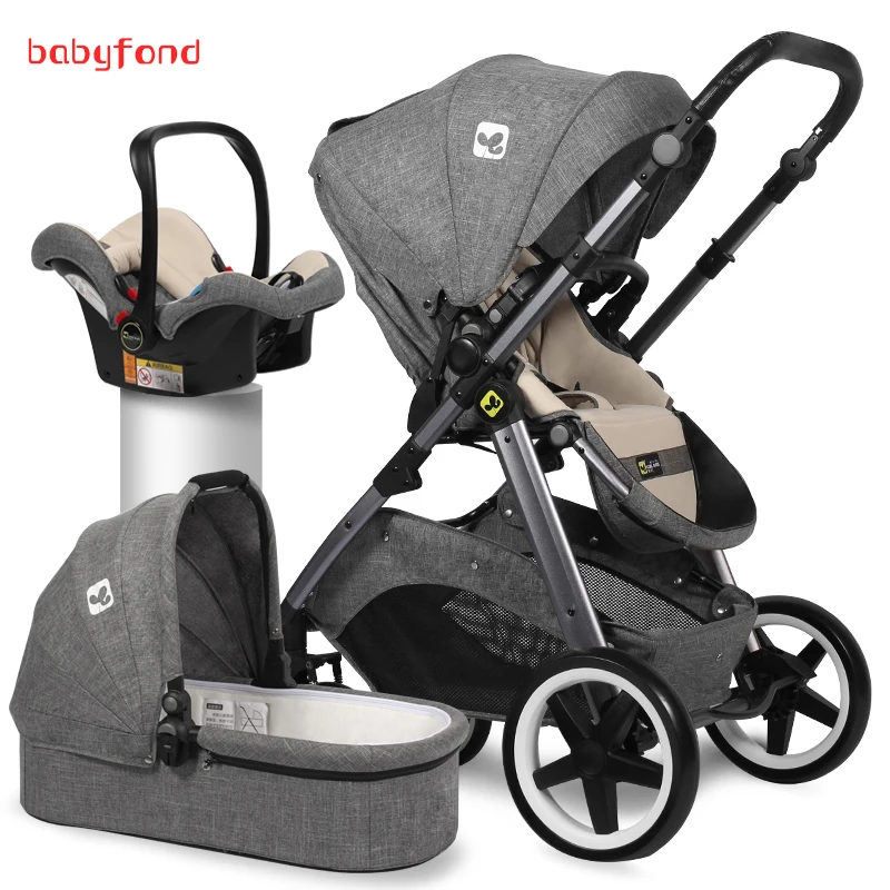 Коляска Coolbaby с высоким ландшафтом портативная двунаправленная ударопрочная