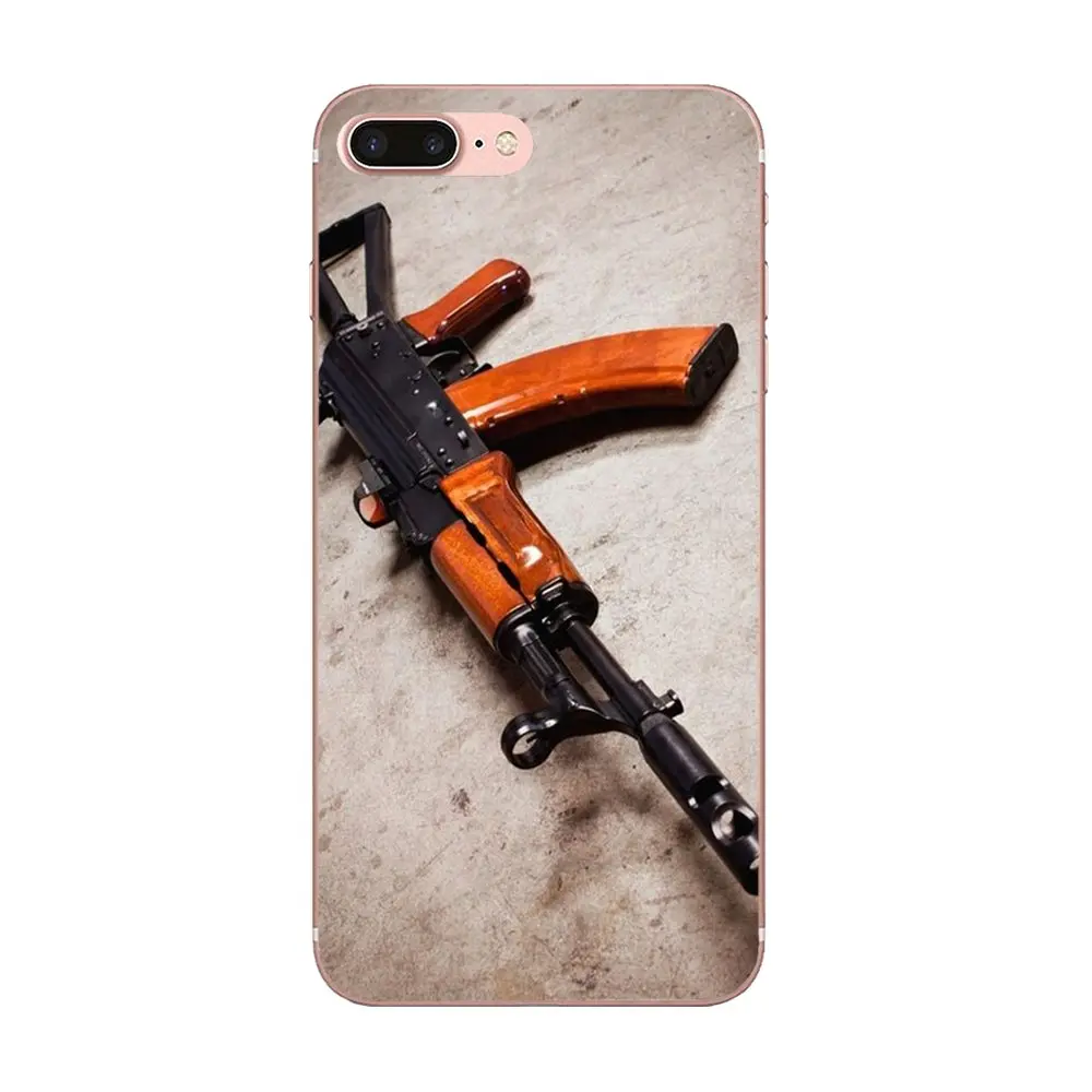 Защищать Париж Ak47 Ak 47 M16 для Galaxy A3 A5 A7 A8 A9 A9S On5 On7 Plus Pro Star 2015 2016 2017 2018 мягкий чехол