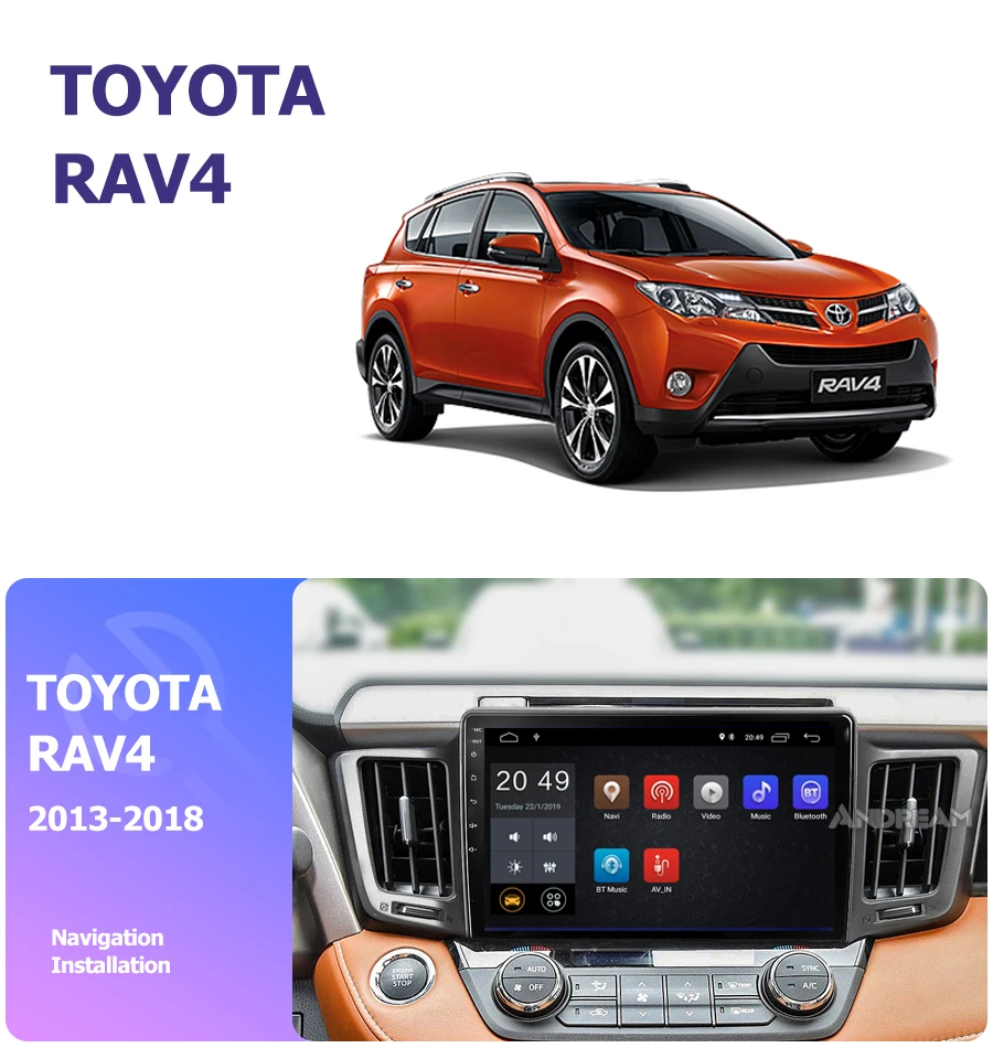 Cheap Andream 10.1" Screen Android8.1 Quad-core GPS Navigation Head Unit For TOYOTA RAV4 2013 2014 2015 2016 2017 2018 Radio Bluetooth 0 Cheap Andream 10.1" Screen Android8.1 Quad-core GPS Navigation Head Unit For TOYOTA RAV4 2013 2014 2015 2016 2017 2018 Radio Bluetooth 0