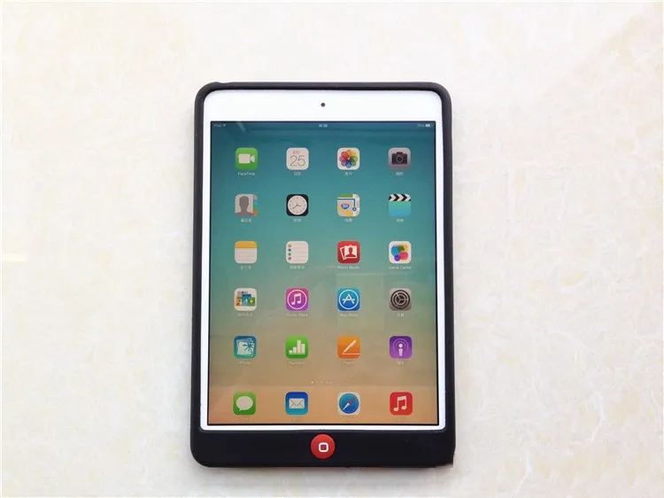 Цветные мягкие прозрачные, силиконовые, резиновые ТПУ чехол для iPad Mini гелевый Чехол для iPad Mini 2 3 задняя крышка для iPad Mini 1 2 3 - Цвет: Black