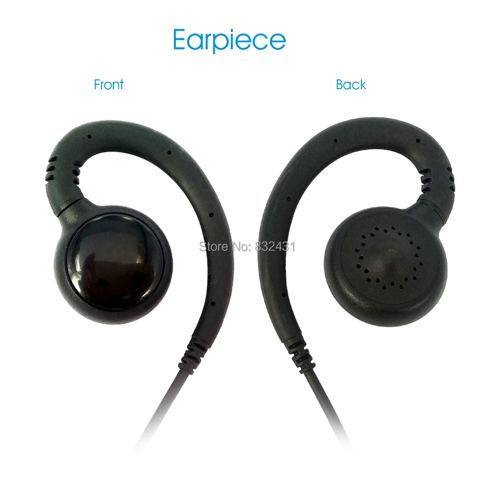 EP5702 Big G-Shape Earpiece for Motorola GP88 EP450 Walkie Talkie 9