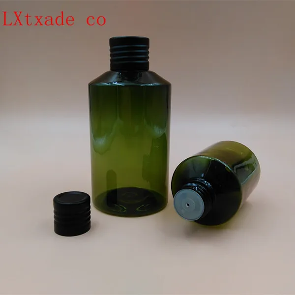 Frasco de Perfume Frete Grátis 200ml Verde Lucency Plástico Vazio Toner Adstringent Recipientes Cosméticos 50ml 100ml 150ml 4 adstringent vazio recipientes cosméticos