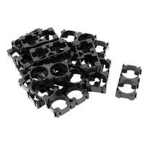 Top Deals 20x 18650 Lithium Battery Double Holder Bracket for DIY Cell Pack Black