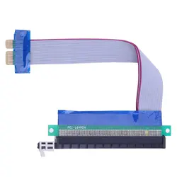 Pci-e PCI Express 1X к 16x Extender кабель гибкий адаптер Riser Card Графика карты удлинитель Инструменты для наращивания волос Прямая доставка