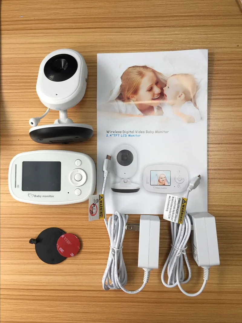 2,4 дюймовый ЖК-монитор для сна, детский монитор, беспроводной видео-монитор для младенца, камера ночного видения, видео, уход за ребенком, няня, безопасность