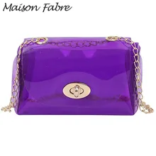 Женская сумка-кошелек, сумки, сумка на цепочке, прозрачные сумки на плечо, летняя сумка-мессенджер для телефона, женские сумки