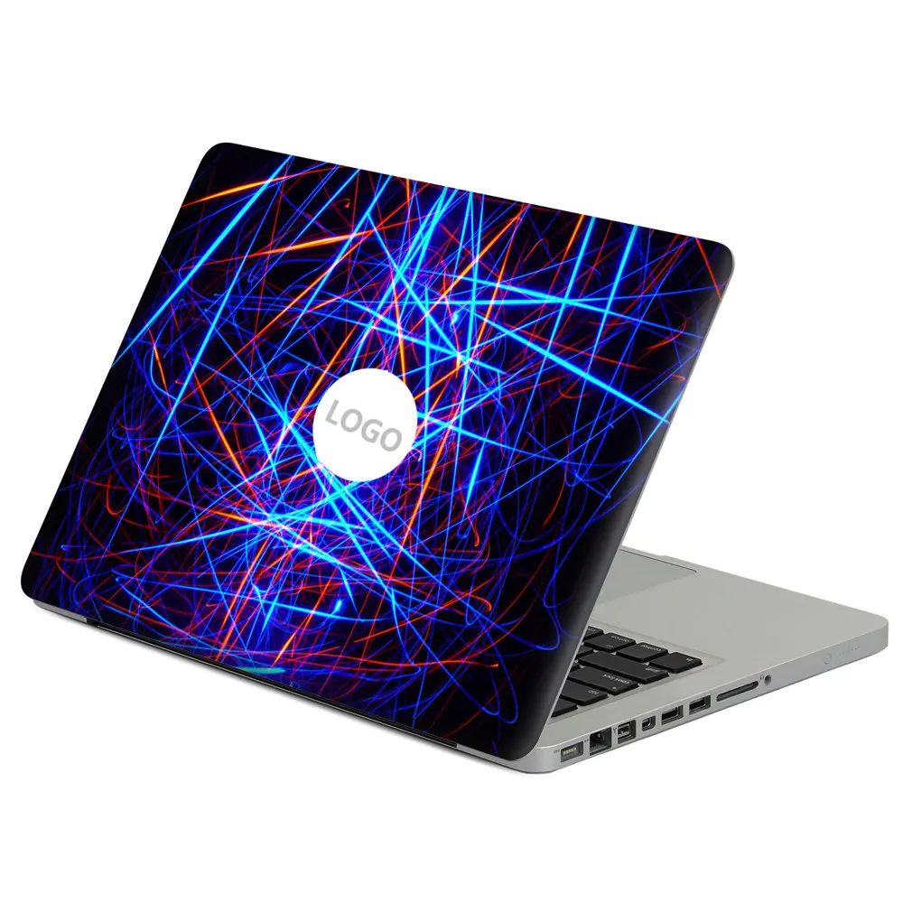 Синяя лазерная наклейка для ноутбука, наклейка для MacBook Air Pro retina 1" 13" 1", виниловый чехол Mac, чехол для ноутбука, полное покрытие кожи