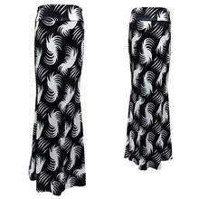 Летние длинные юбки с принтом modis faldas mujer moda женские цыганские Длинные Джерси обтягивающая юбка-макси Женская юбка shein FD