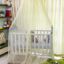 Модная кровать прокладки Детские противомоскитная для кровати купол дворца стиль кроватки сетки пол тип