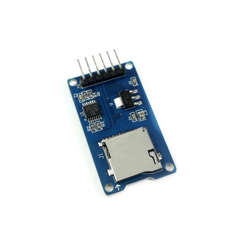 1 шт./лот KJ222 Micro SD карта mini TF кардридер модуль SPI интерфейсы с чипом