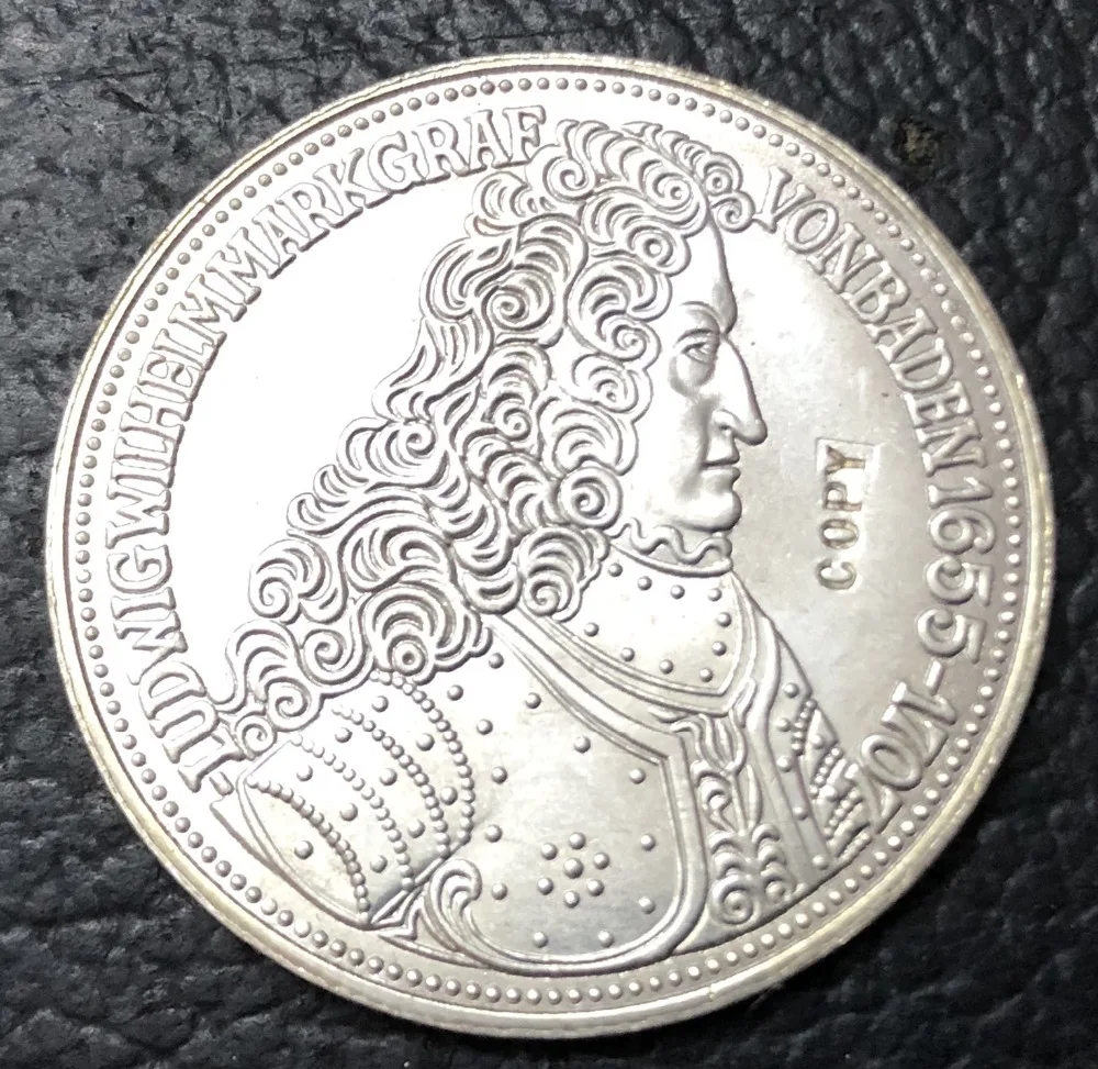 

1955 Germany-Federal Republic 5 Deutsche Mark Silver Plated Copy Coin