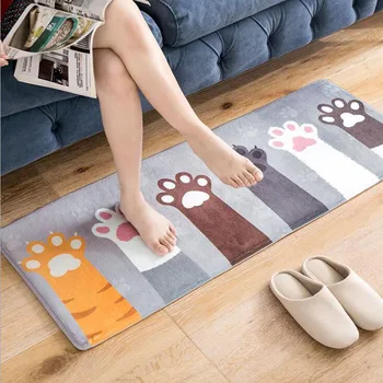 

Cat Doormat Floor Mat Anti-slip Water Absorption Carpet Kitchen Mat Door Mat Kitchen Carpet Toilet Tapete Rug Porch Rug CZ180
